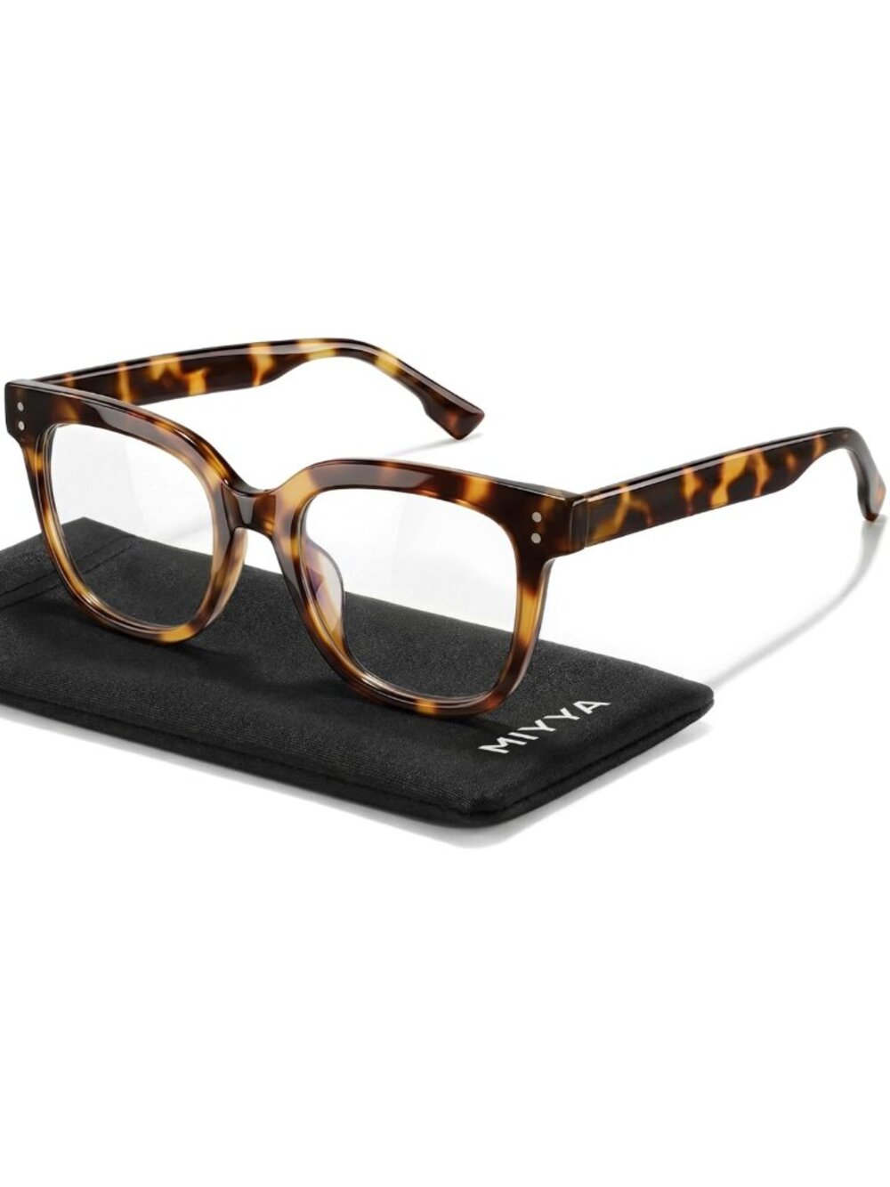 Stylish Oversized Blue Light Glasses for Women - UV Protection Chunky Frames